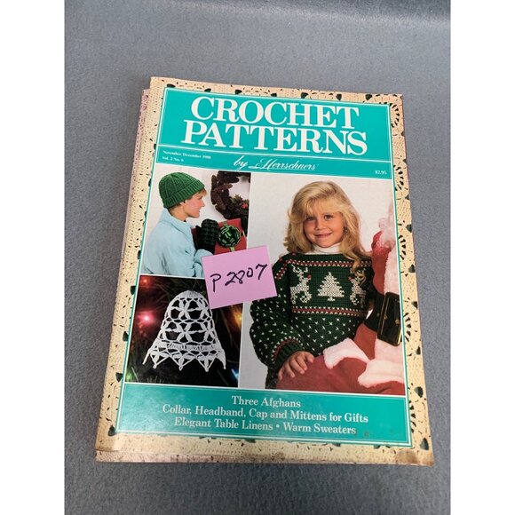 Lot of 4 Crochet Patterns By Herrschners Vol 2 - 1985 - 1986 - Picture 6 of 6